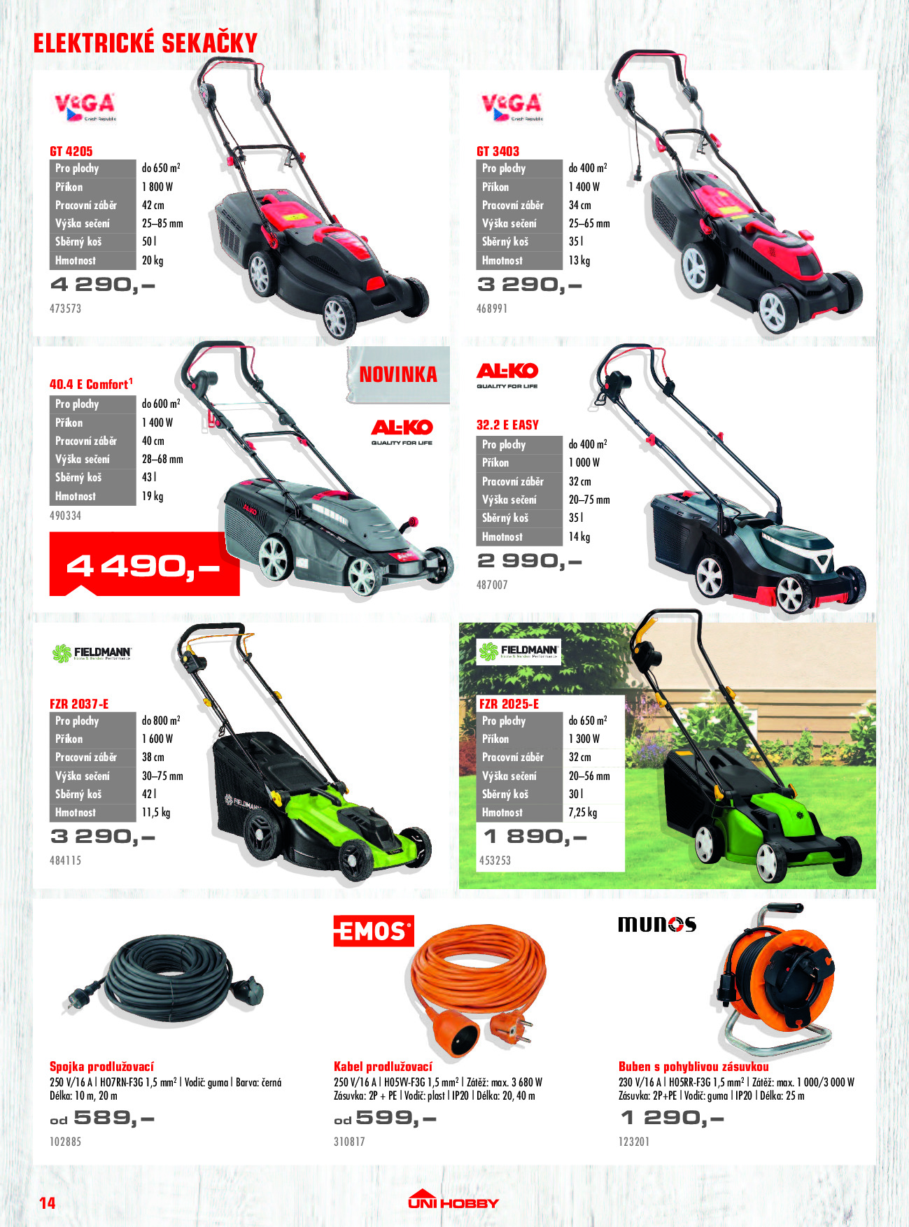 UNI HOBBY leták od 14.3. do 31.8.2025
