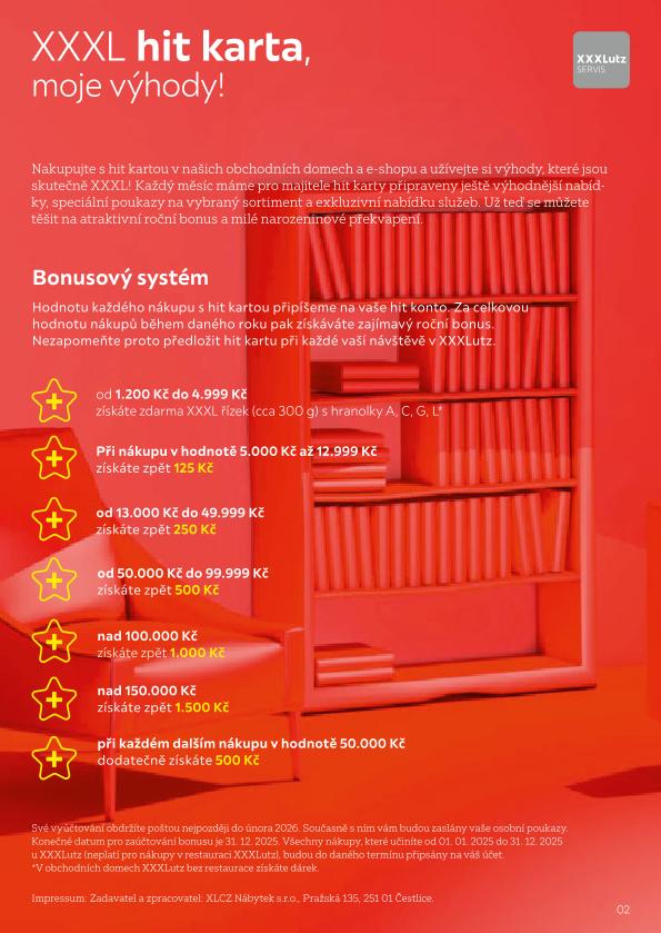 XXXLutz leták od 1.8. do 31.1.2026
