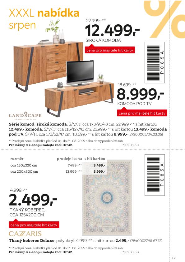 XXXLutz leták od 1.8. do 31.1.2026