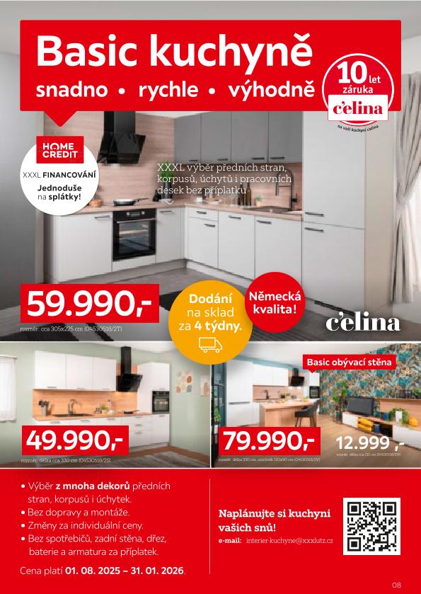 XXXLutz leták od 1.8. do 31.1.2026