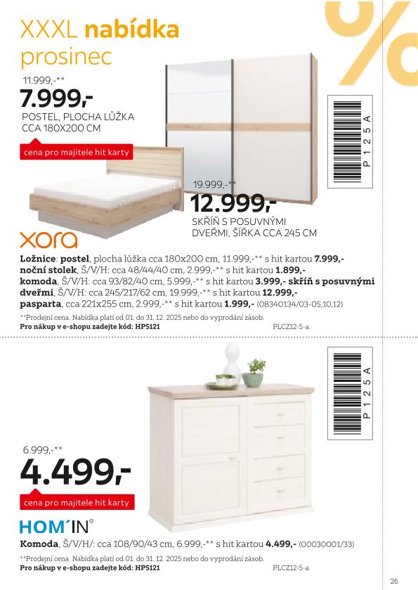 XXXLutz leták od 1.8. do 31.1.2026