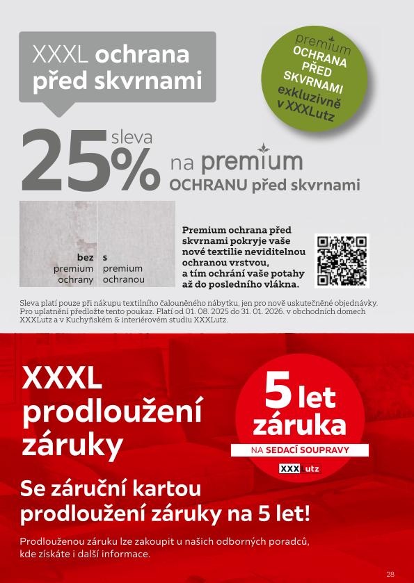 XXXLutz leták od 1.8. do 31.1.2026