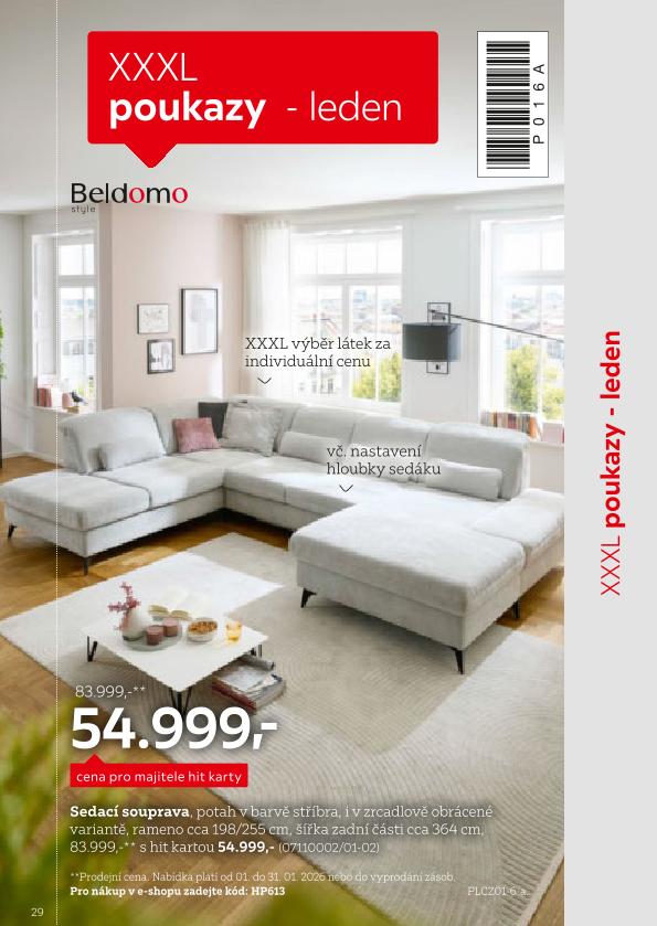 XXXLutz leták od 1.8. do 31.1.2026