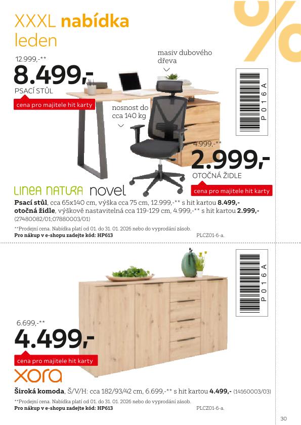 XXXLutz leták od 1.8. do 31.1.2026