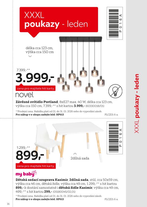 XXXLutz leták od 1.8. do 31.1.2026