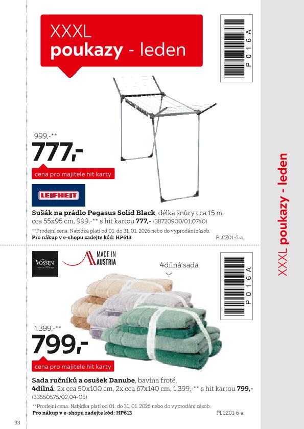 XXXLutz leták od 1.8. do 31.1.2026