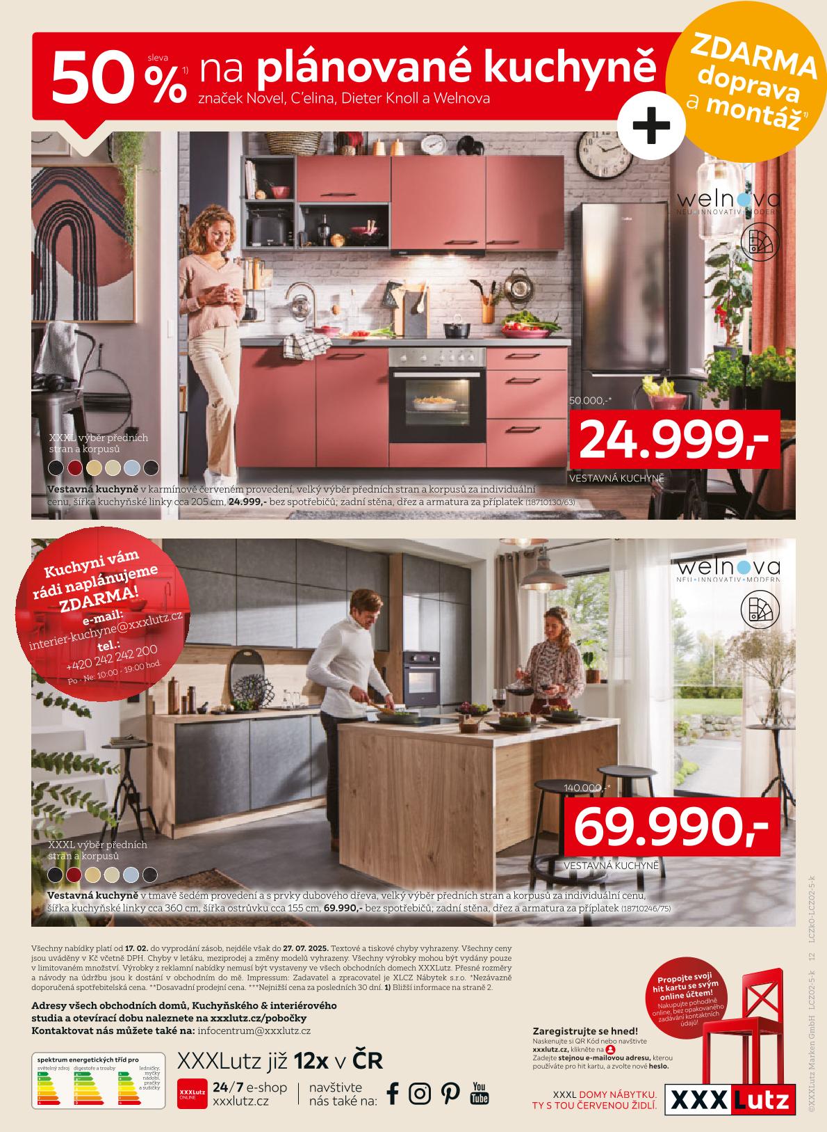 XXXLutz leták od 17.2. do 31.12.2025